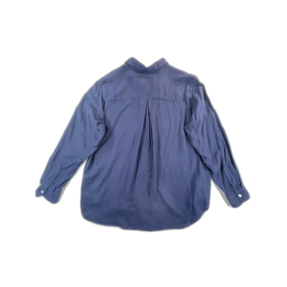 Grayson The Hero Navy Blue Button Down Shirt 05 XL 100% Lyocell Solid Pocket - Picture 5 of 12